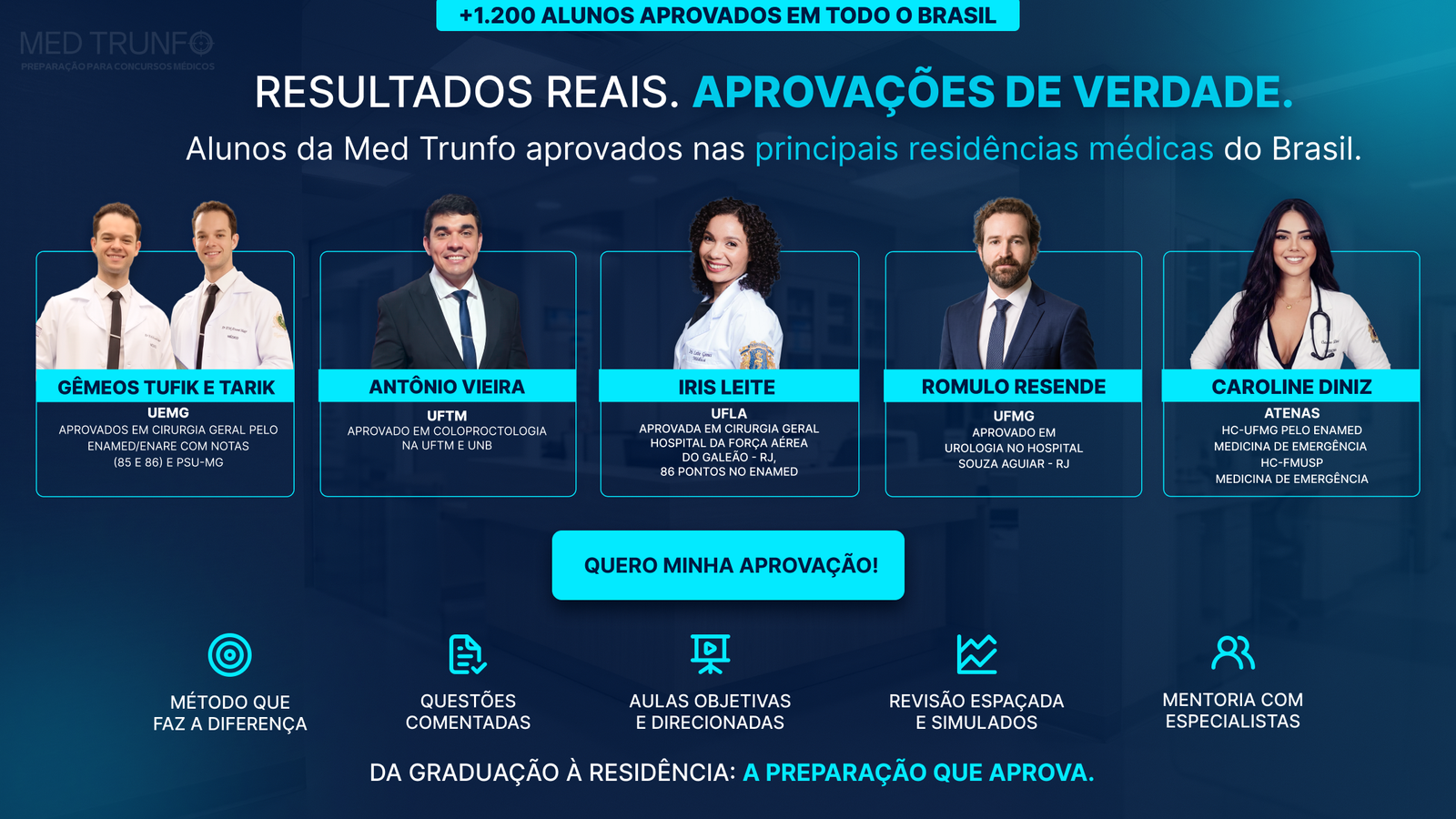 Banner aprovados MEDTRUNFO